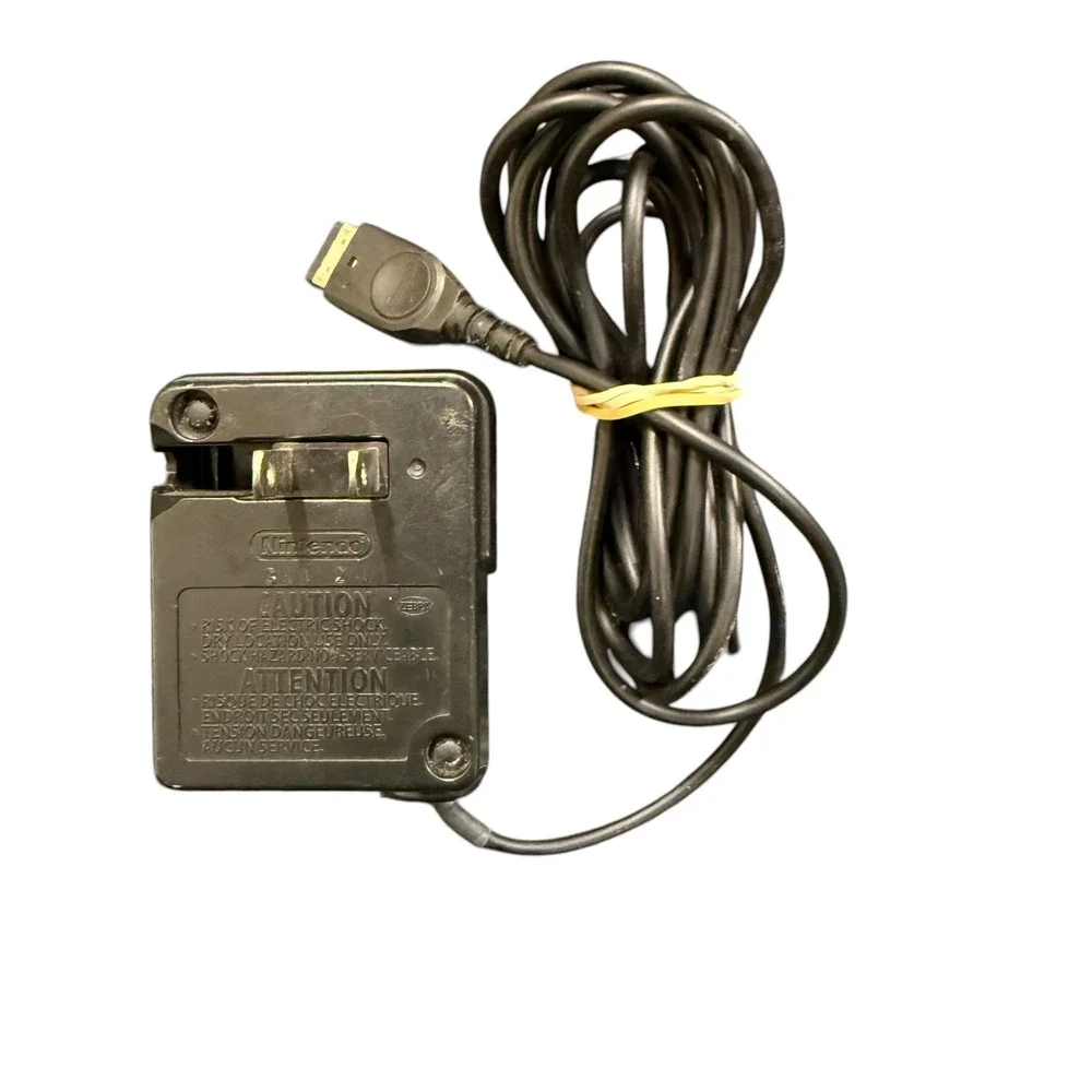 Nintendo AC Adapter AGS-002 Game Boy Advance SP DS Black Wall Charger Power Cord